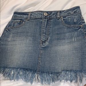 jean skirt